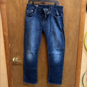 Banana Republic Men's Dark Blue Straight Jeans